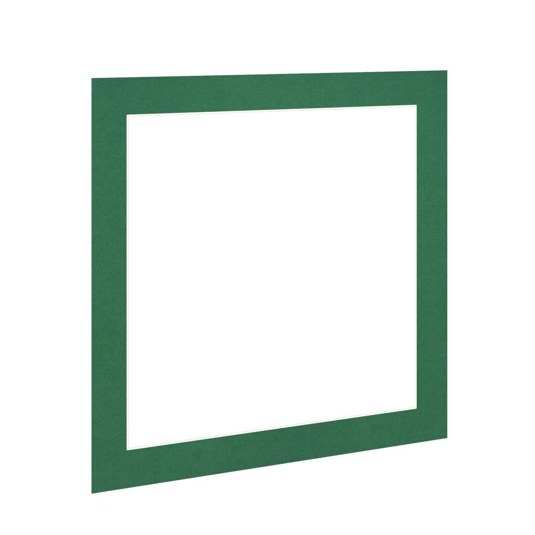 Procut Global 50x50cm Emerald Picture Mounts to Fit 40x40cm Aperture - Precision Cut Cardboard Photo Mount - Ideal for Frames, Prints, Artwork & Certificates - Sizes & Colours Available — image 1