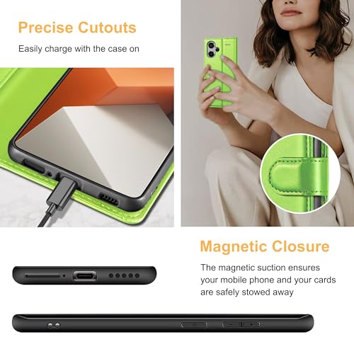 Coque Redmi Note 13 Pro Plus 5G étui cuir portefeuille Kuafcase - 5