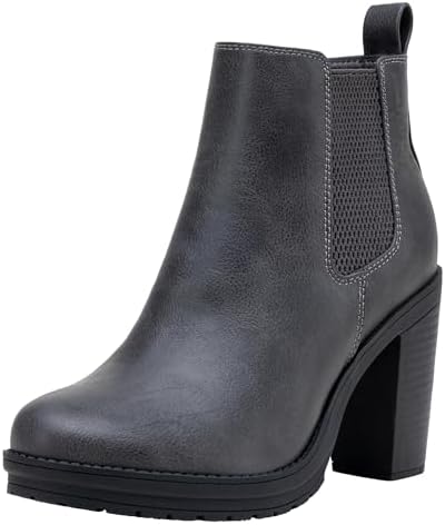 Jeossy Women's 9676 Ankle Booties Platform Chunky Heel Boots