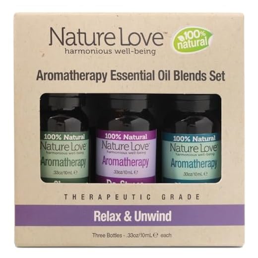 Nature Love Oil Blend, Relax and Unwind | De-Stress, Headache, and Sleep Blends | 100% Natural and Pure (10 ml Each)
