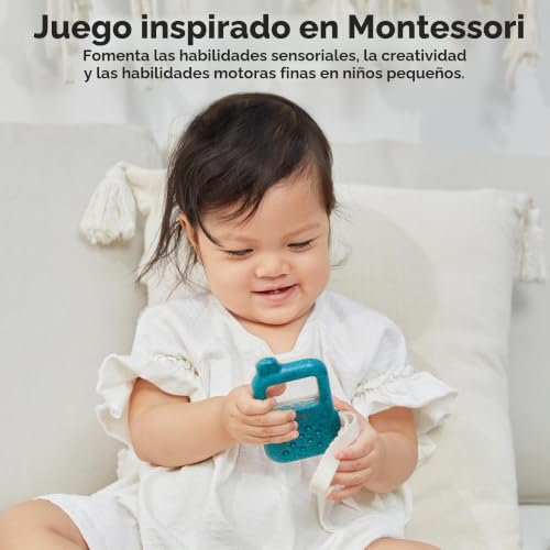 Miniatura 7 de Plantoys Mi Primer Teléfono - Teléfono Móvil Juguete De Madera Para Niños - Móvil Bebé Juguete Con Pantalla De Lupa - Juguetes Niños 1 Año
