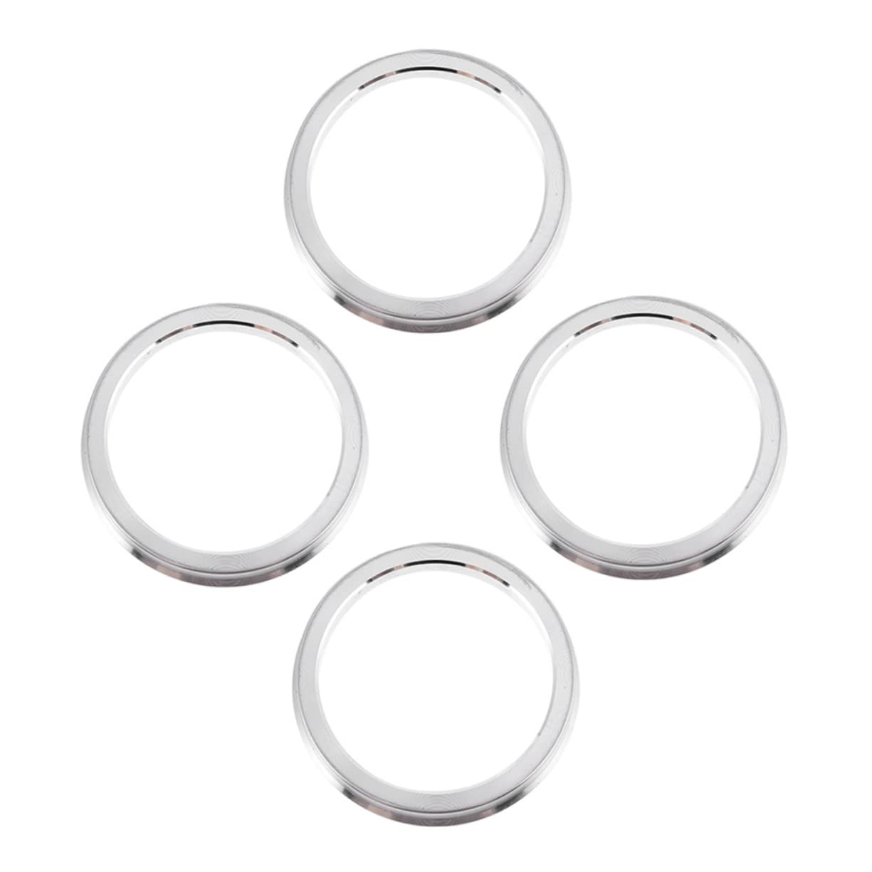 Cabilock 4Pcs Aluminum Alloy Hub Centric Rings to Rust Center Bore Adapter for Rims Eliminate Wheel Vibration Compatible with Various Vehicles
