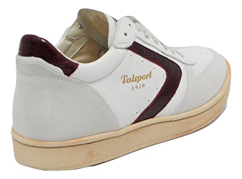 Valsport uomo davis bianco/bordeaux (42)