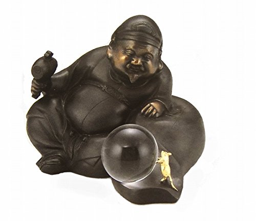 Amazon.co.jp: 『満天大黒』ブロンズ像 銅像 七福神 フィギュア 大黒天