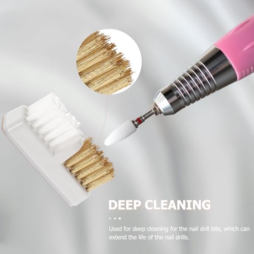 Set de 3 pinceles de alambre para limpieza de uñas DOITOOL miniatura 4