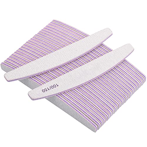 Limas de uñas para reparar y moldear acrílico con grano 100/150 lavable