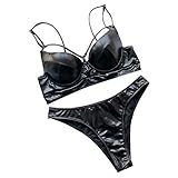 wetlook oberteile damen ➤【Sexy Lackleder Bikini Set】- Gut gemachter Bademode mit Sexy Lackleder Design ist Einfach und klassisch. Nie aus der Mode. Ein Muss für Ihren Kleiderschrank. Drücken Sie sofort auf In den Warenkorb.