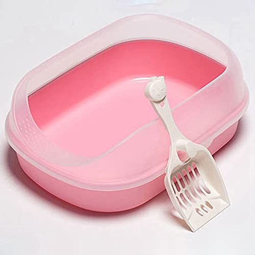 Cajas de Arena Mascota Perro Inodoro Caminar Gato cabaña Caja de Arena semicerrada Arena Cuenca Gato Perro Bandeja de Peluche Anti-Splash Toilette Cachorro Gato Gato Interior Arenero ​Gatos