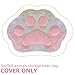 cuebear Stuffed Animal Storage Bean Bag Chair Cover for Kids Tie Dye Cat's Paw Bean Bag Cushion for Girls Large Size Toy Organizer Cover Only Without Filling