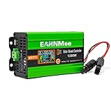 30A Boost MPPT Solar Charge Controller 1200W, 48V/60V/72V Adjustable, 99% Tracking Efficiency & 98% Conversion Efficiency, Compatible with Lead-Acid/Lithium Batteries,HD LCD,Output Max 15A