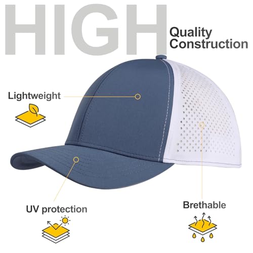Image of LiuSuper XXL Baseball Cap - Quick-Dry Moisture-Wicking Hat for Big Heads (23.6 inch-25.6 inch) Sports Cap for Men Women