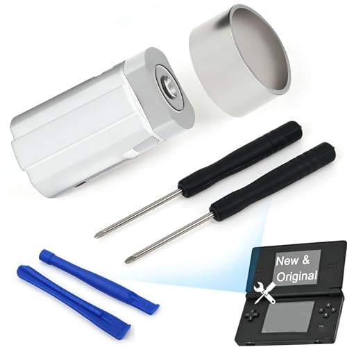 Compatible with Nintendo DS Lite (NDSL),Replacement Hinge Shaft with Screwdrivers & Pry Tools,Repair Loose/Broken Screen Hinge,Replacement Parts (Console Not Included)