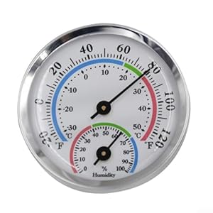 Floweringbeter RP0VJW4 Termometr Higrometr Ścienny