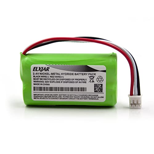 image for YUTSUJO (2-Pack) 2.4V 2000mAh Ni-MH Battery Pack Replacement for Nvidi