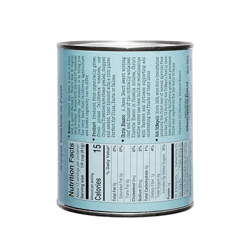 image for Bianco DiNapoli Organic Crushed Tomato Puree, 28 oz - Canned Vined Rip