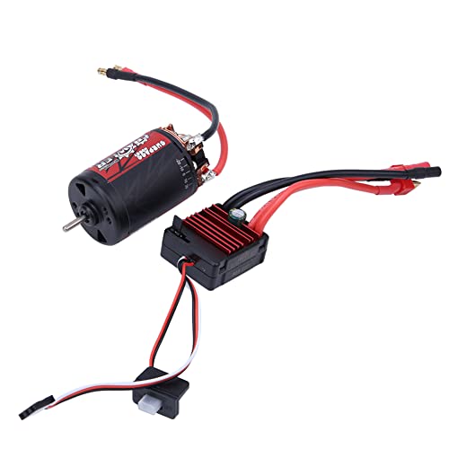Moteur brossé 550 et ESC 80A combo 12T pour voiture RC crawler