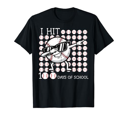 I Hit 100 Days Of School Dabbing Baseball 100���� �j�̎q �L�b�Y T�V���c