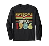Photo Gallery awesome since 1986 classic year birth of birthday vintage maglia a manica Photo Gallery awesome since 1986 classic year birth of birthday vintage maglia a manica