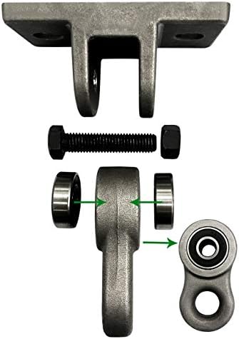 ABUSA Heavy Duty Metal Color Swing Hangers Screws Bolts Included Over 5000 lb Capacity Playground Porch Yoga Seat Trapeze Wooden Sets Indoor Outdoor 2 Pack