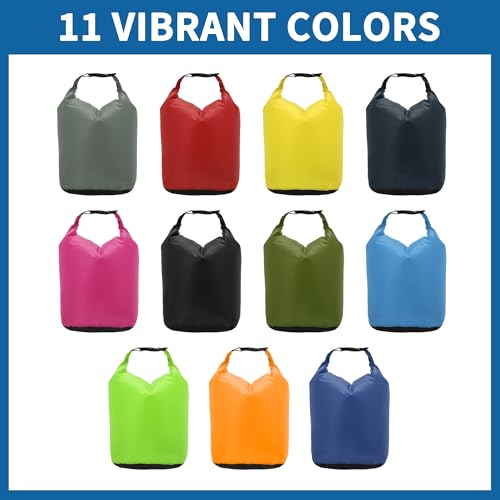 Bolsa seca impermeable portátil de 15L, ligera, azul, gran tamaño para actividades al aire libre miniatura 6
