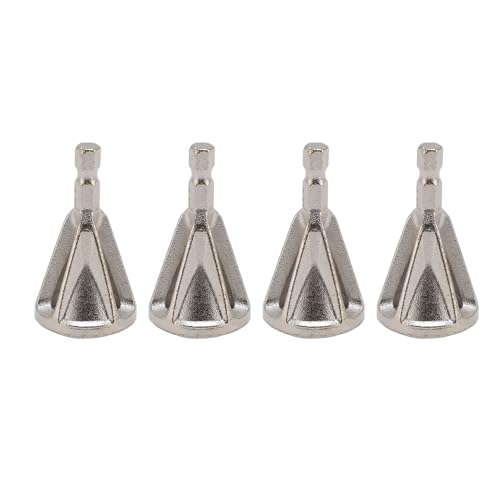 4PCS Deburring Drill Bit, High Speed Steel Chamfer Tool External Burr Removal Tool, Suitable for Various Projects
