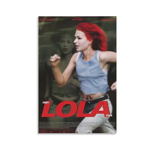 YRUAWRH Póster de Run Lola Run para pared, estético, lienzo vintage, pintura decorativa para dormitorio, sala de estar, 30 x 45 cm, estilo sin marco