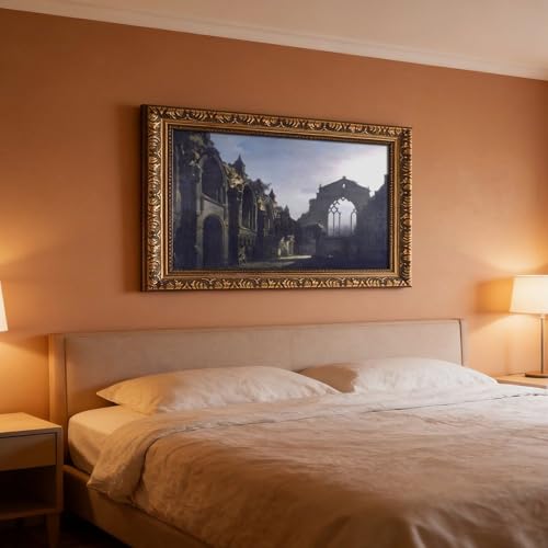 Impression sur toile Holyrood Louis Daguerre encadrée