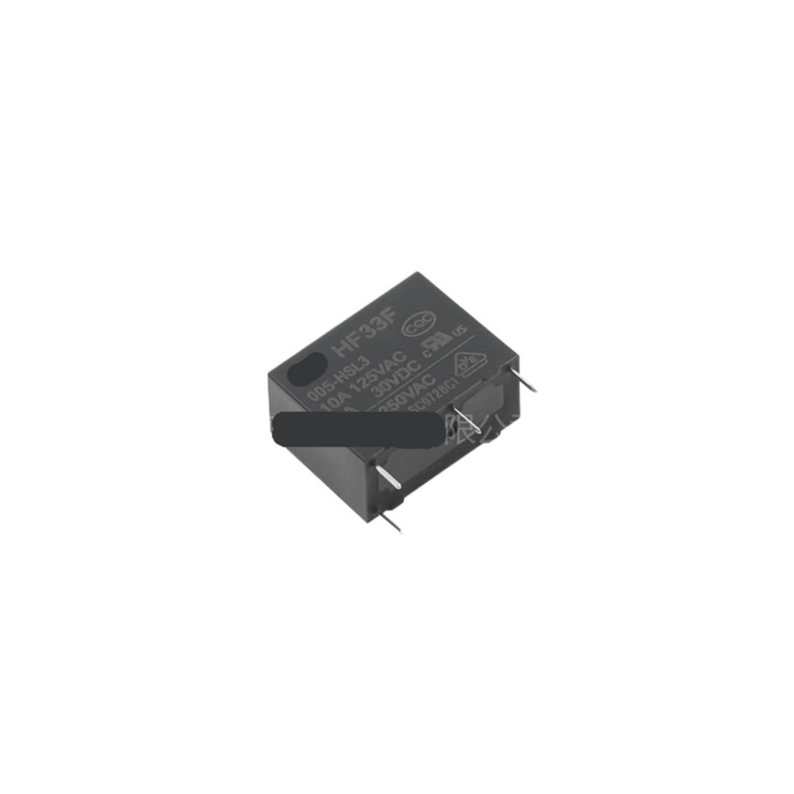 Relais HF33F-005-HSL3 miniature 5V DC pour circuit imprimé PCB 5 broches