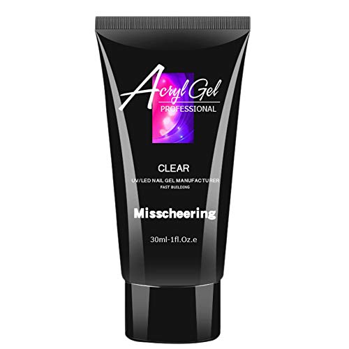 CUHAWUDBA 30 Ml Kristall Erweitern Uv Nagel Gel Extension Baumeister Nagel Kunst Gel Lack Gelee Baumeister Uv Nagel Poly Gel 01