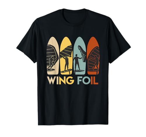 Wing Surf WIng Foil Retro Wingfoiling T-Shirt