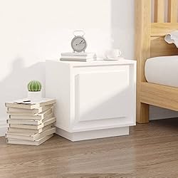 Cajonera Flotante Para Dormitorios Higsose Mesita De Noche 44x35x45cm Blanco,Madera Contrachapada,Mesa De Cabeceira,Dormitorio Mesita De Madera,Mesita Auxiliar Salon,Comodas y Cajoneras Dormitorio,Cajonera