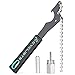 Bike Cassette Removal Tool Kit-Bicycle Sprocket Removal Tools- Chain Whip & Lockring Tool With 5mm/12mm Guide Pin For SHIMANO HG Freewheel Cassette Replacement