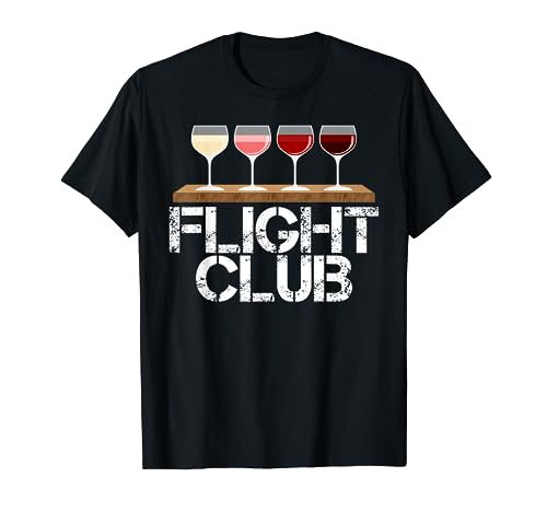 Flight Wine Club FOMO Wine Tasting Sample rose red white T-Shirt