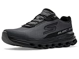 Skechers Men's Go Run Glide Step Arch Fit Ackler Sneaker, Black/Charcoal, 9.5