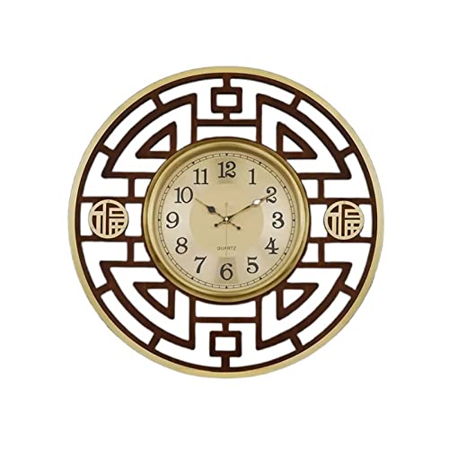 Grande horloge murale style chinois classique XJBTBA : noblesse du design et finitions d'art