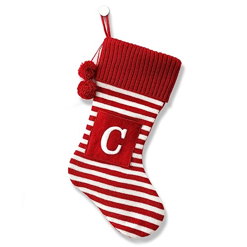 20 Inches Initial Monogram Embroidered Christmas...