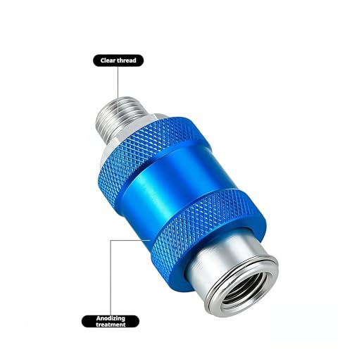 Válvula deslizante manual HSV08 para tubo de aire de 8mm y control de escape neumático 6