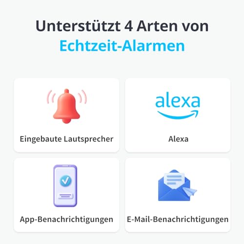 SwitchBot WLAN Water Detector No Hub Required (Only 2.4G), Smart Water Sensor 100 dB Adjustable Alarm & App Notification, IP67 Waterproof, Water Leak Detector for Kitchen, Bathroom, Basement