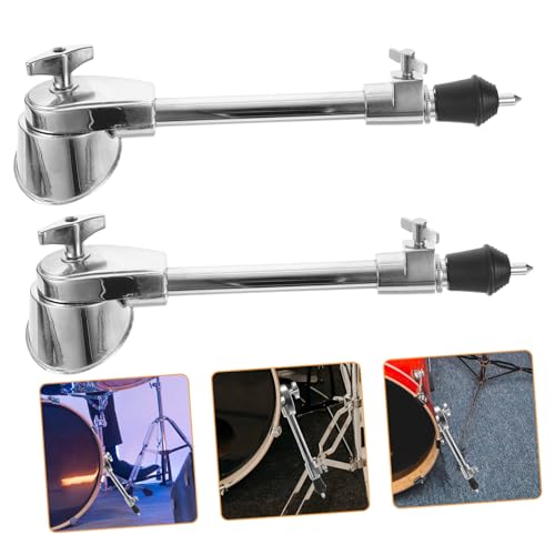 Levemolo Stable Bass Drum Spur Feet Drum Legs Retractable Drum Stands Drum Hardware for Base Drum Set