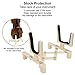 Tomotato Violin Stand, Foldable Display Holder with Lightweight Durable Construction, Soft Sponge Arm Support for All Size Violins and Ukuleles, Home Music Classroom Use (Beige)
