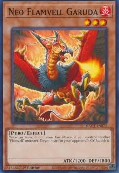 Neo Flamvell Garuda (V.1) HAC1-EN072 Common Englisch Boosterfrisch 1. Auflage - Hidden Arsenal: Chapter 1 - mit ReCollectibles-Versandschutz - für Yu-Gi-Oh!