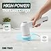 SonicPower Electric Spin Scrubber – Handheld & Ergonomic, IPX7 Waterproof, 4 Multi-Purpose Brush Heads, Long-Lasting Rechargeable Battery – Cleans Dishes, Bathroom, Tile, Grout & Kitchen (White)
