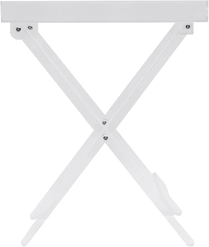 Miniatura 4 de Bandeja de TV plegable de acrílico para muebles con mesa auxiliar de escritorio pequeña extraíble, mesa auxiliar acrílica, muebles modernos, 5.12 x