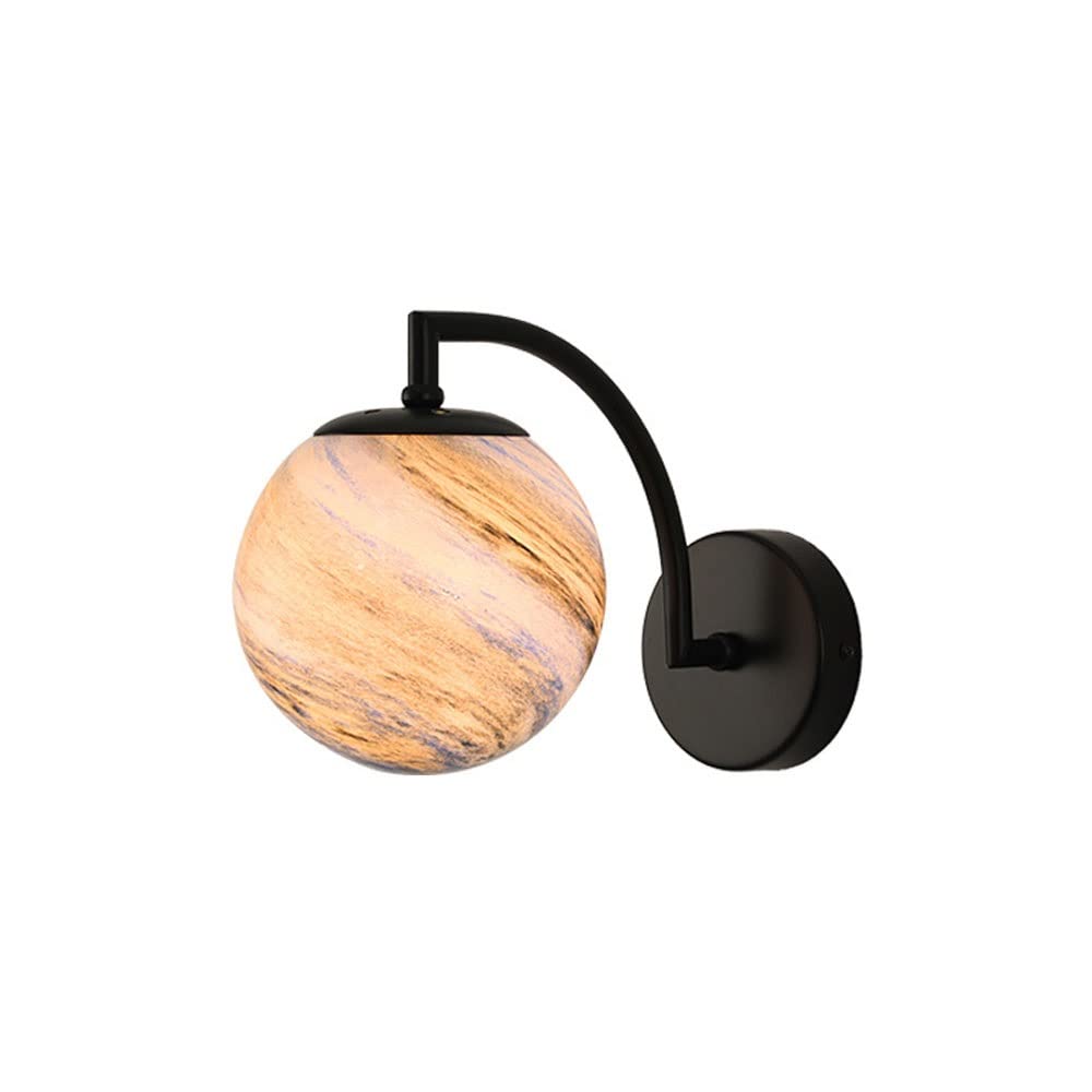 Aplique de pared de globo terráqueo para eliminar sombras molestas en el dormitorio con rosca E26