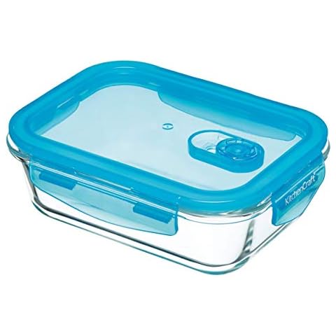KitchenCraft Pure Seal Airtight Glass Container Cover