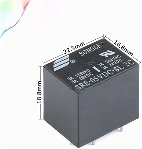 Relé de potencia SRE-12VDC-SL-2C para solucionar fallos de encendido en placas electrónicas 3