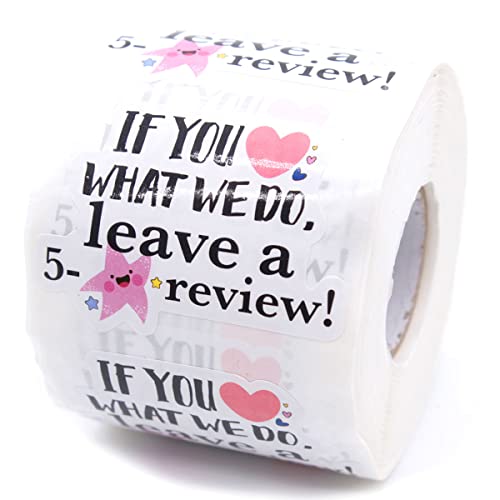 If You Love What We Do Leave a Review Small Business Stickers,Mail Envelopes Shipping Sticker,Thank...