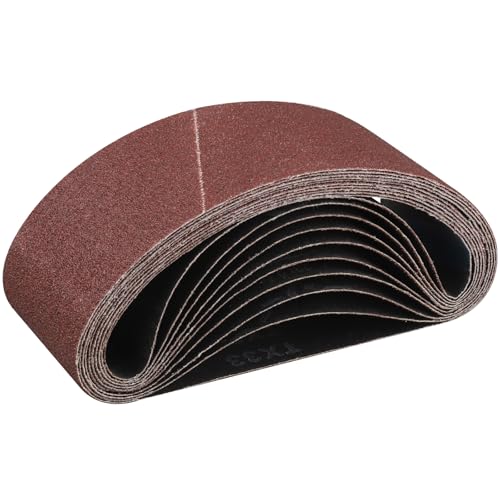 STEBRUAM Sanding Belt 75 x 457 mm,10PCS 60 Grit