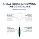 WAHL Professional Animal Equine Fellpflegeklinge aus Metall (#858711-100) – Pferdehaarschere mit ergonomischem türkisfarbenem Griff