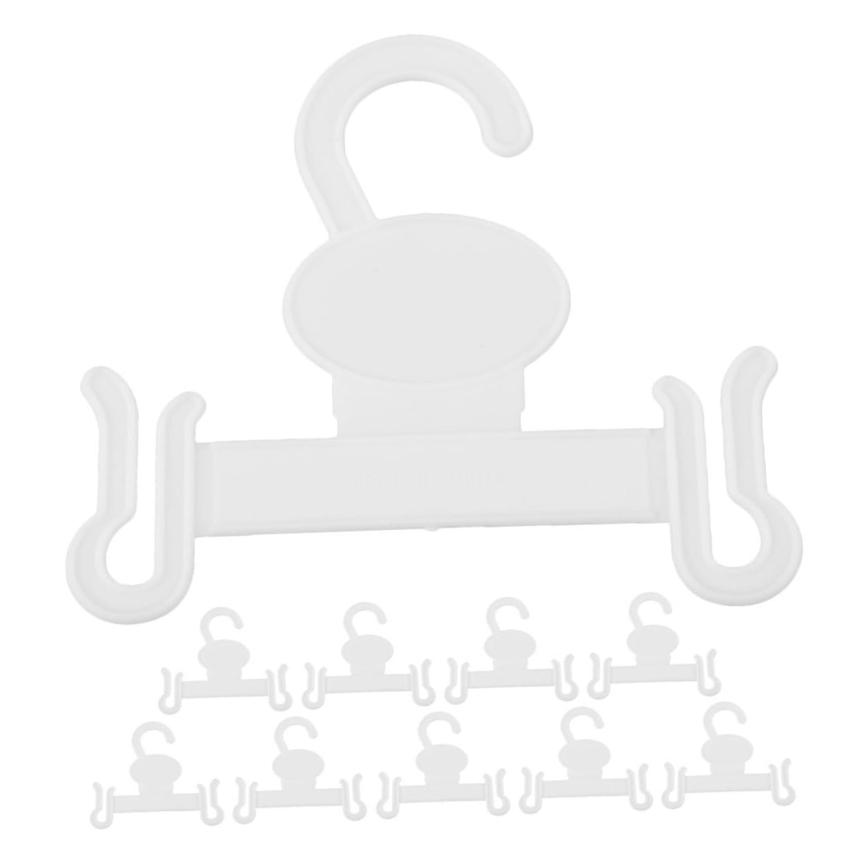 Homoyoyo 10pcs Slipper Display Hooks Versatile Plastic Hangers for Sandals Slippers Space Saving Shoe Drying Rack for Home Supermarkets and Retail Stores Efficient Closet Organizer Semi